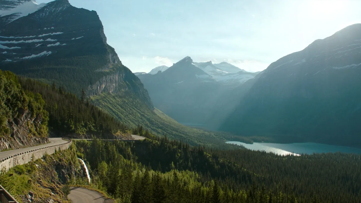 Glacier National Park en de Going-to-the-Sun Road