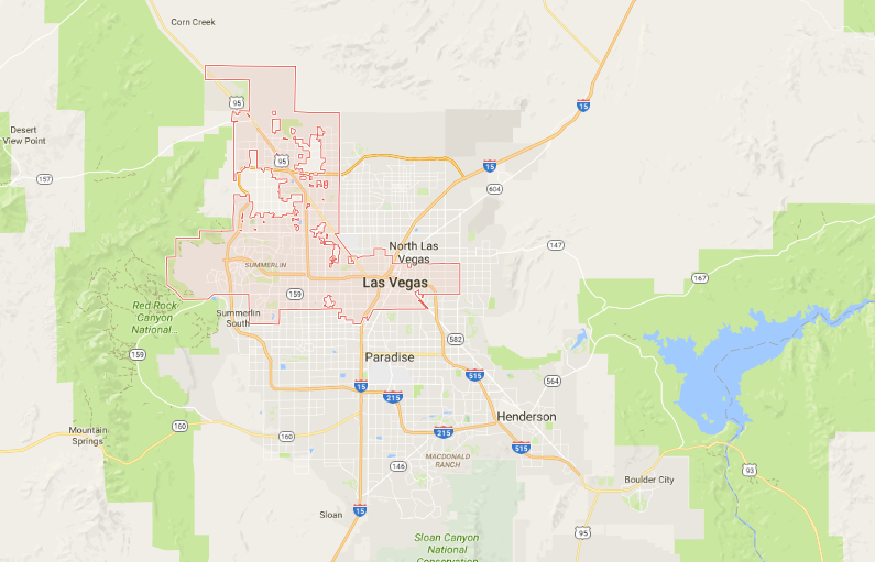 Las Vegas Google Maps