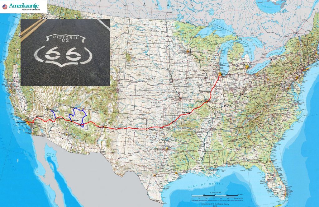 route 66 map