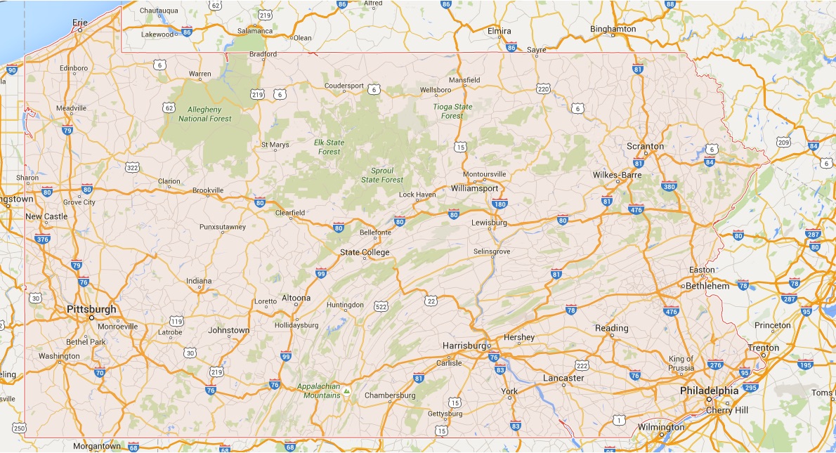Pennsylvania bezienswaardigheden