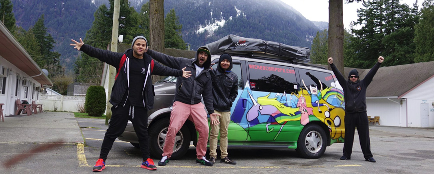 Op pad met Wicked Campers!