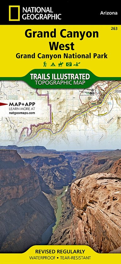 Grand Canyon West Map (Grand Canyon National Park)