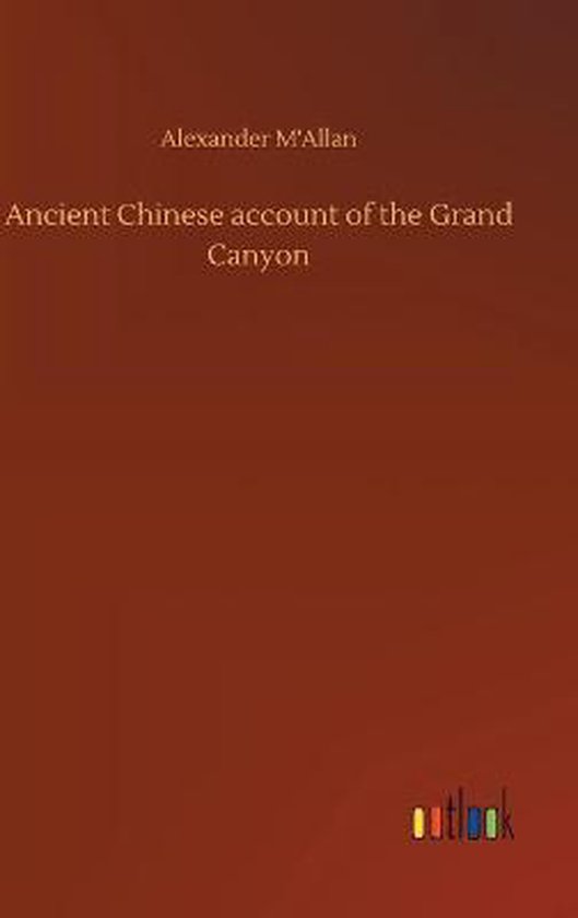 Ancient Chinese account of the Grand Canyon