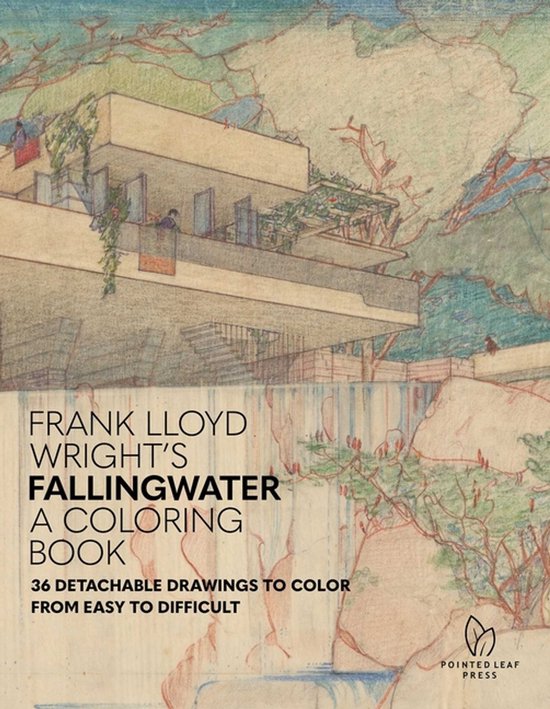 Frank Lloyd Wright's Fallingwater Coloring Book