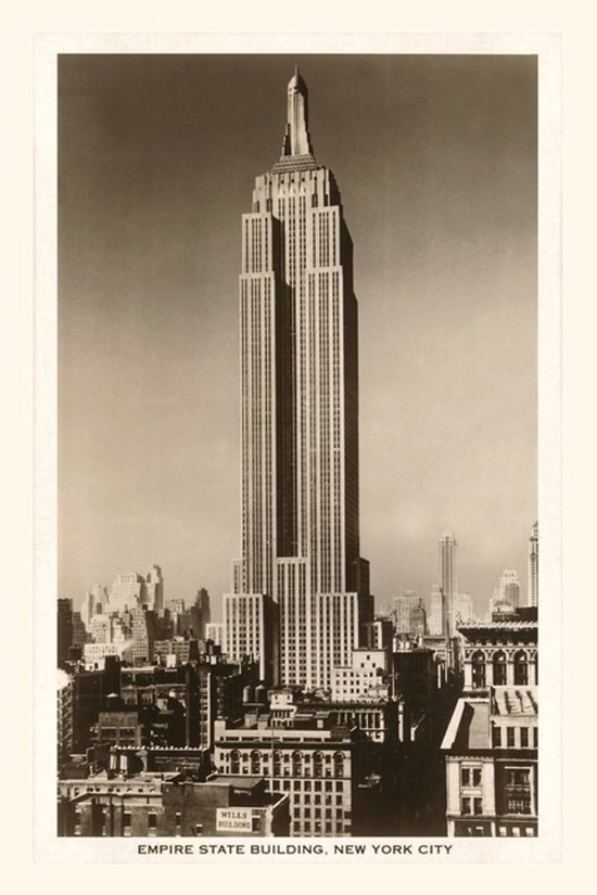 Pocket Sized - Found Image Press Journals- Vintage Journal Empire State Building, New York City