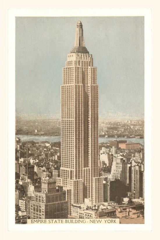 Pocket Sized - Found Image Press Journals- Vintage Journal Empire State Building, New York City