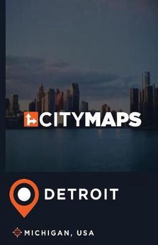 City Maps Detroit Michigan, USA