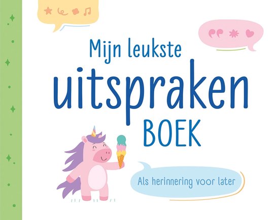 Mijn leukste uitspraken boek groen