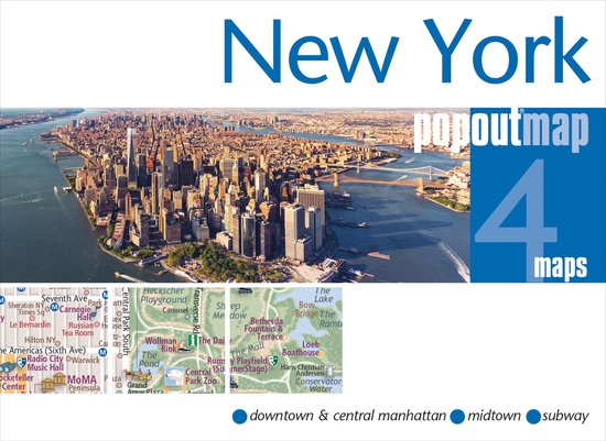 PopOut Maps- New York PopOut Map - pocket size, pop up map of new york city