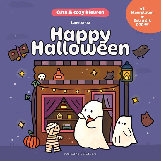 Cute & cozy kleuren - Happy Halloween