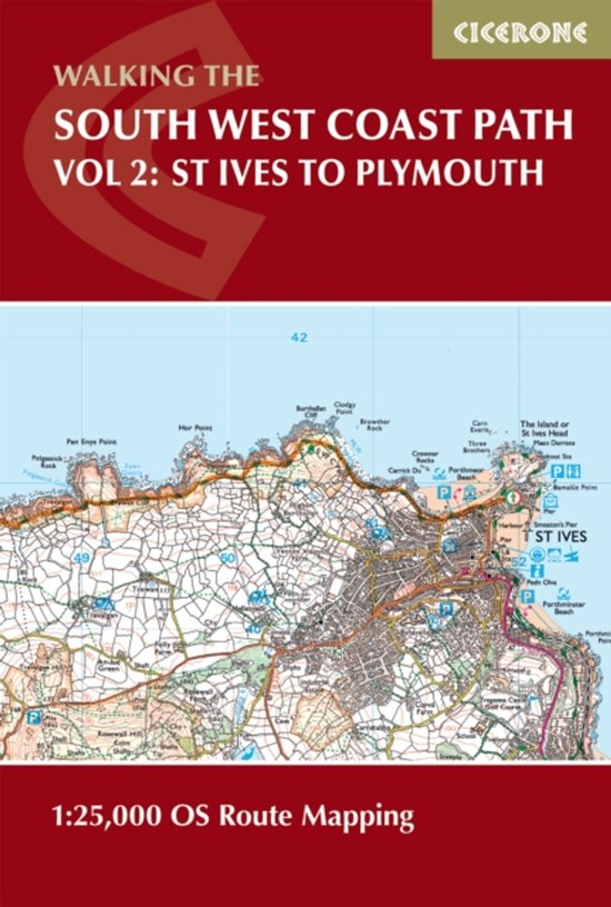 Cicerone: South West Coast Path Map Booklet - St Ive to Plymouth