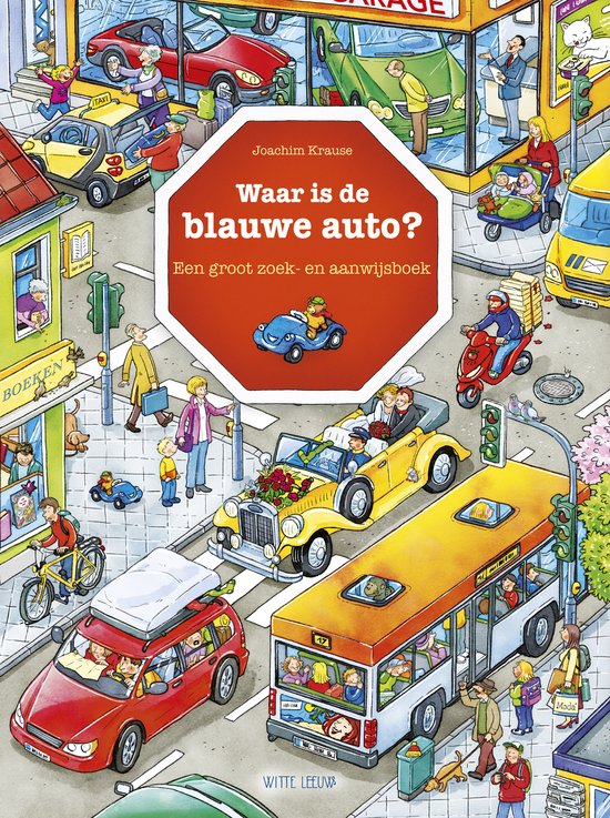 Zoekboeken - Waar is de blauwe auto?