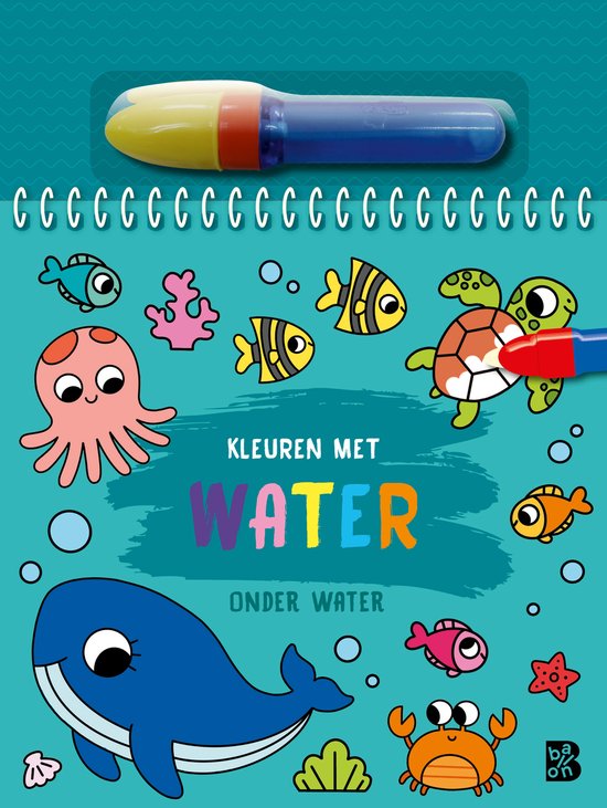 Kleuren met water 1 - Onder water